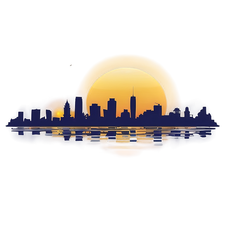 Golden Hour Skyline Png Wnk21 PNG Image