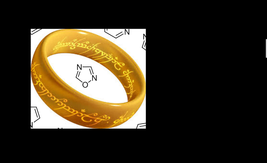 Golden_ Inscribed_ Ring_ Illustration PNG Image