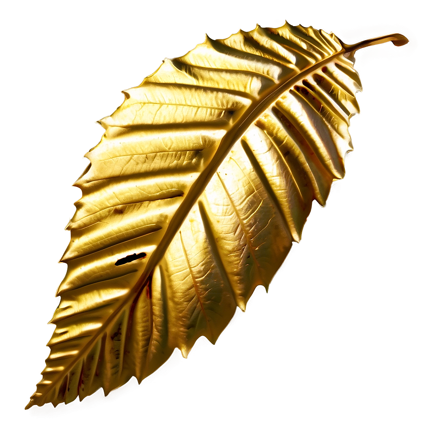 Golden Leaf Png 18 PNG Image