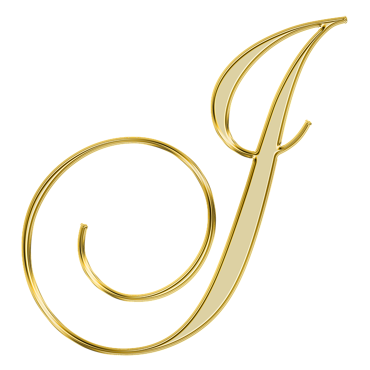 Golden Letter A Design PNG Image