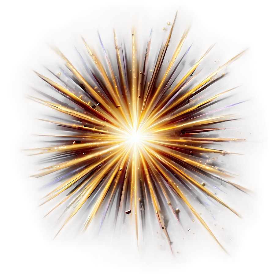 Golden Light Burst Png Xkr78 PNG Image