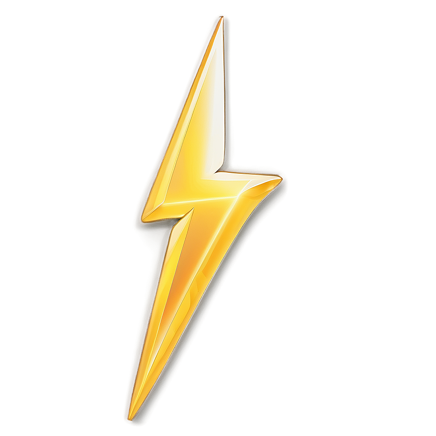 Golden Lightning Bolt Png 05042024 PNG Image