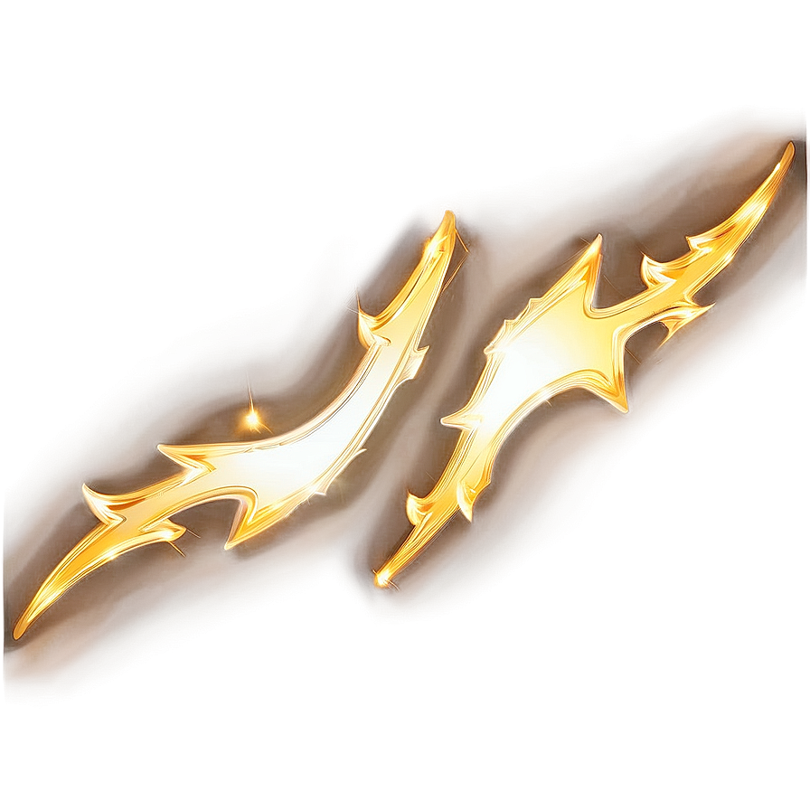 Golden Lightning Bolt Png 72 PNG Image