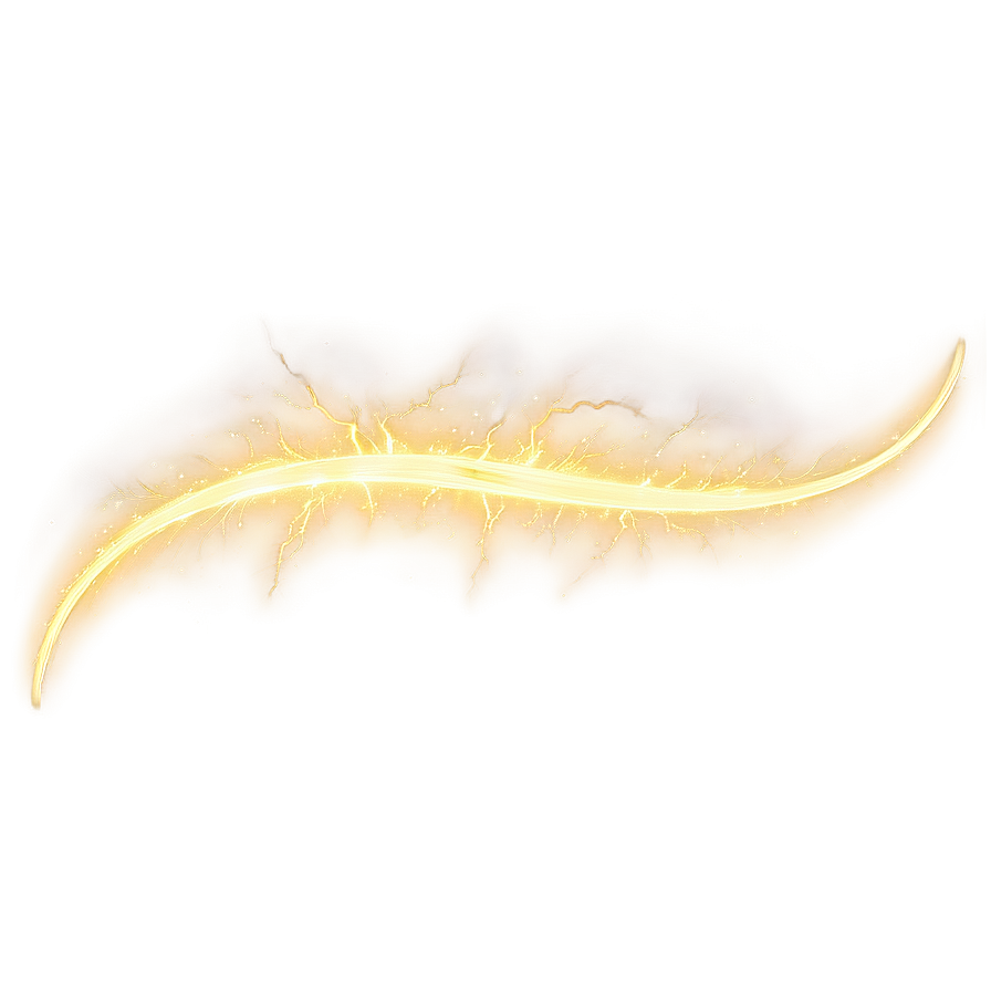 Golden Lightning Bolt Png Gfu64 PNG Image