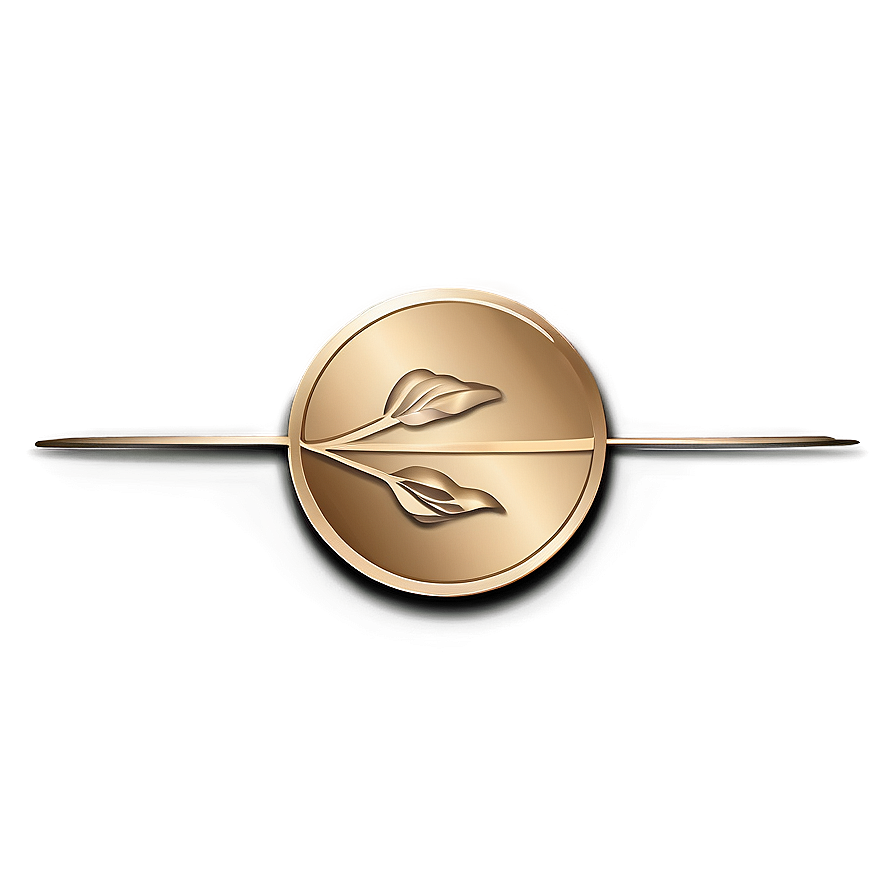 Golden Line Luxury Logo Png Loi PNG Image