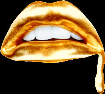 Golden_ Lips_ Dripping_ Honey.jpg PNG Image