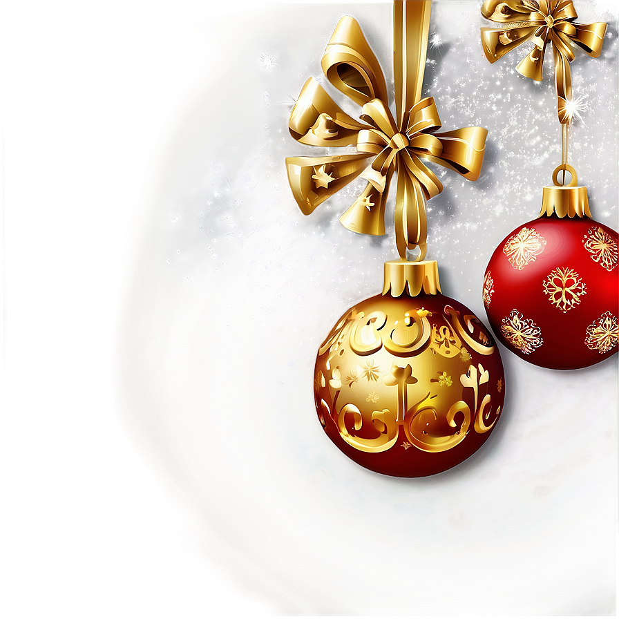 Golden Merry Christmas Message Png 12 PNG Image