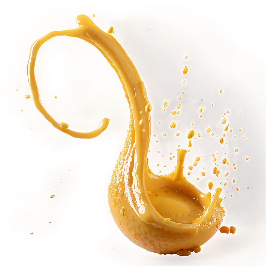 Golden Milk Splash Png 46 PNG Image