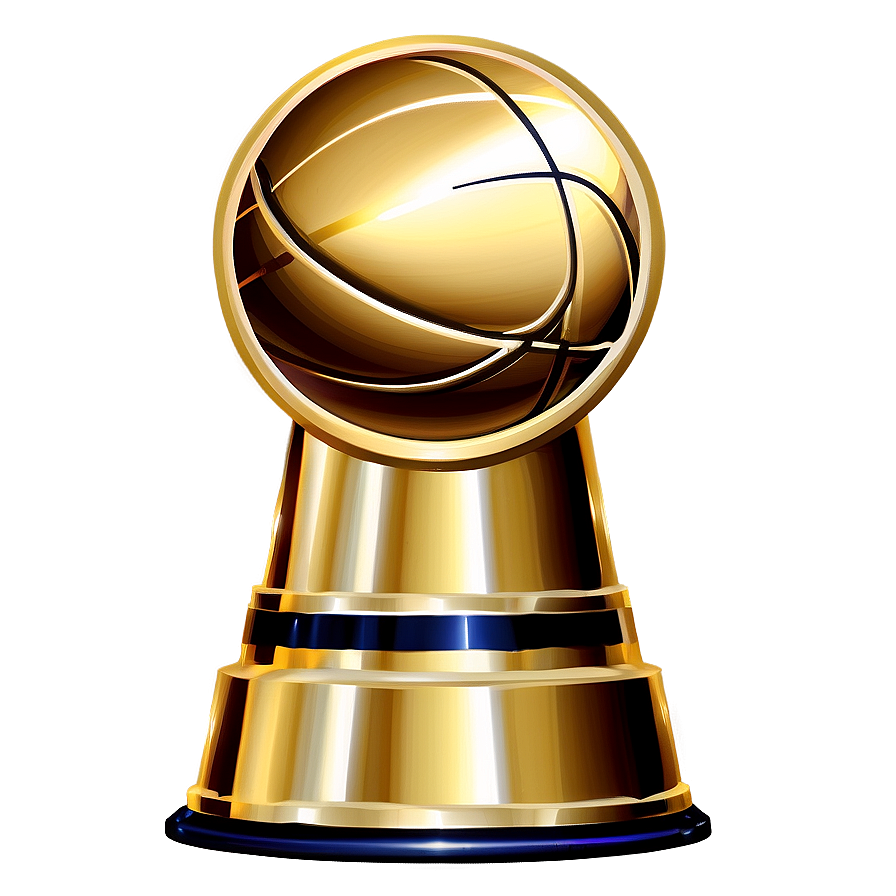 Golden Nba Finals Trophy Png 06212024 PNG Image