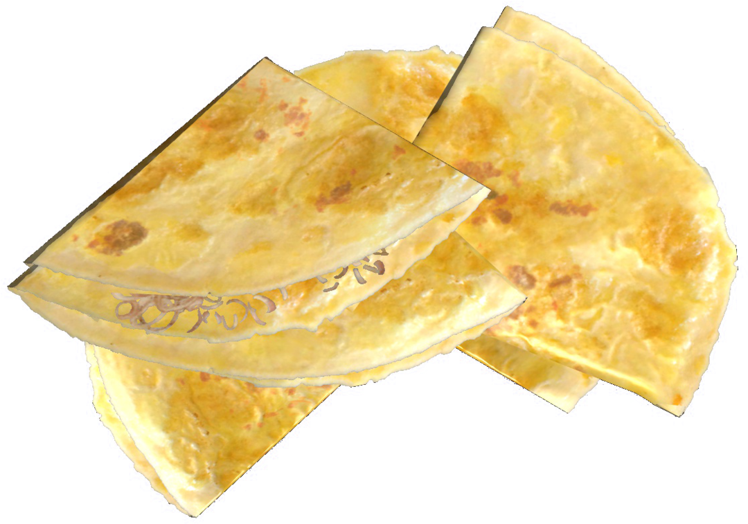 Golden Omelette Stack PNG Image