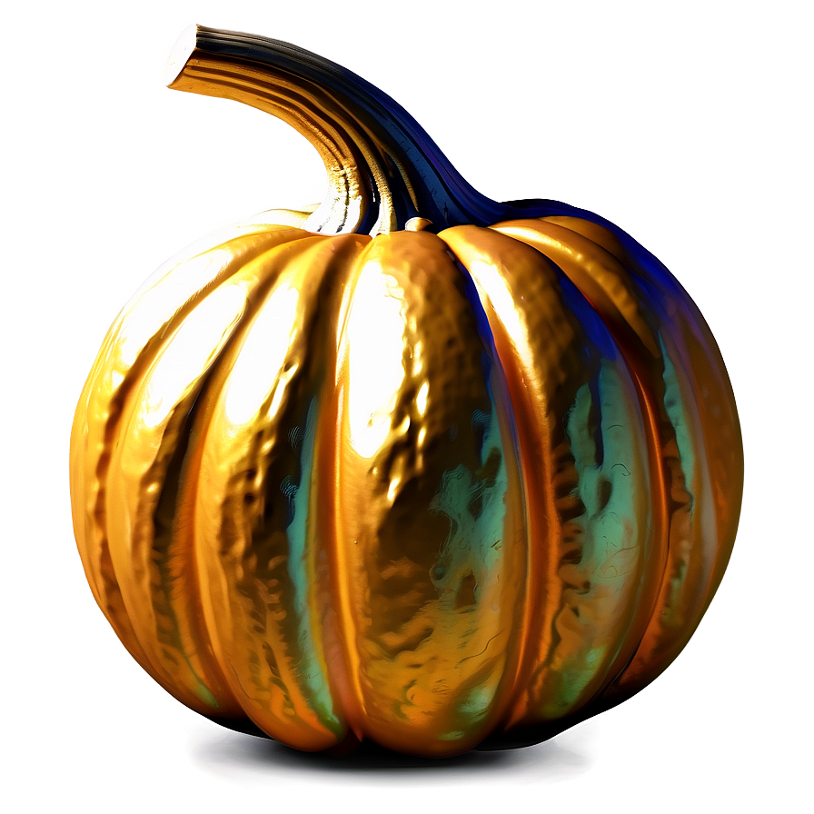 Golden Pumpkin Clipart Png Tjw90 PNG Image