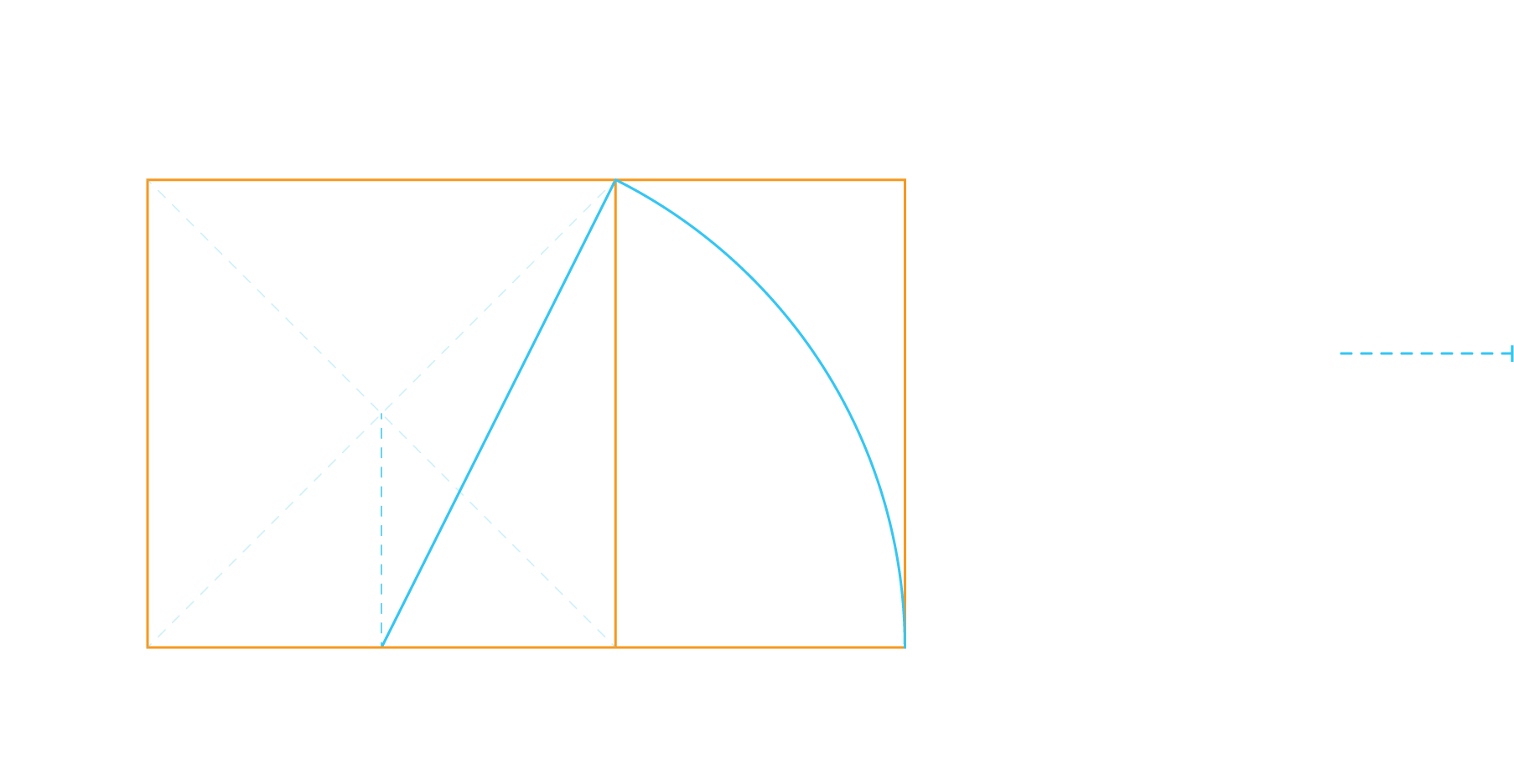 Golden Ratio Illustration PNG Image