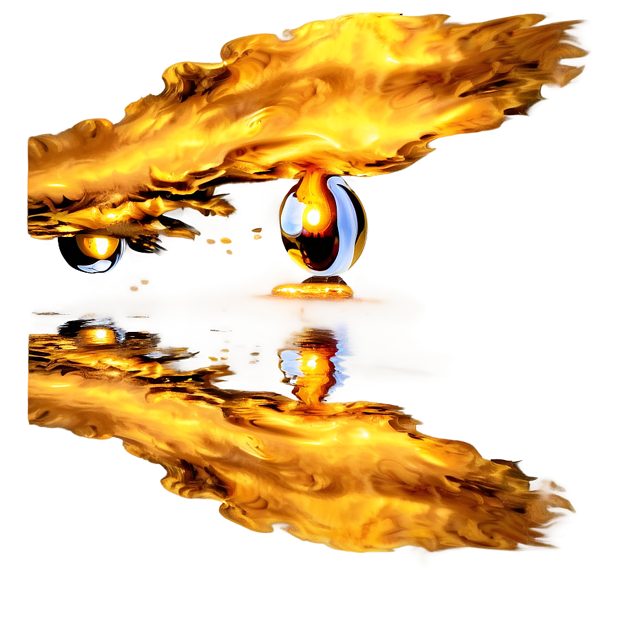 Golden Reflection Png Eae38 PNG Image