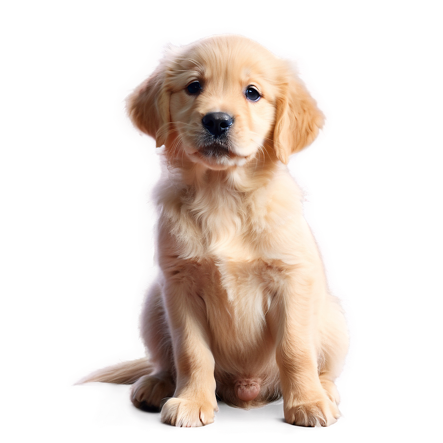 Golden Retriever Puppy In Sunlight Png 87 PNG Image