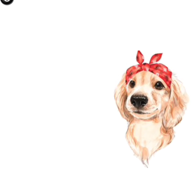 Golden Retriever Puppy With Red Bandana PNG Image