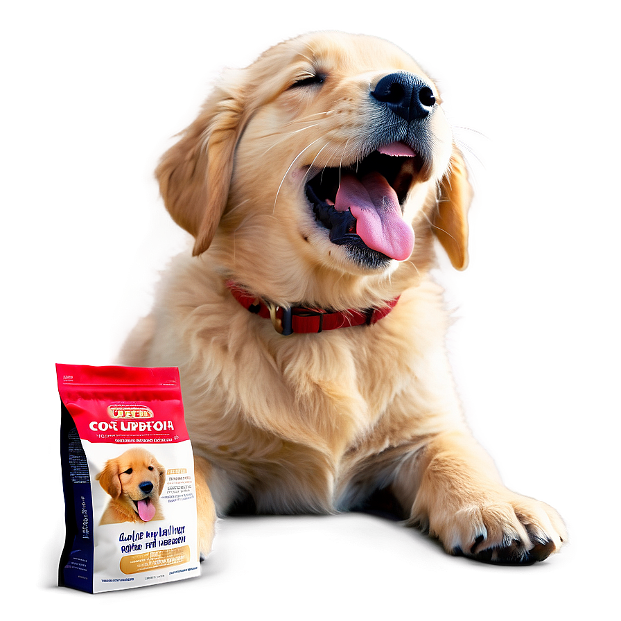 Golden Retriever Puppy Yawning Png Icc28 PNG Image