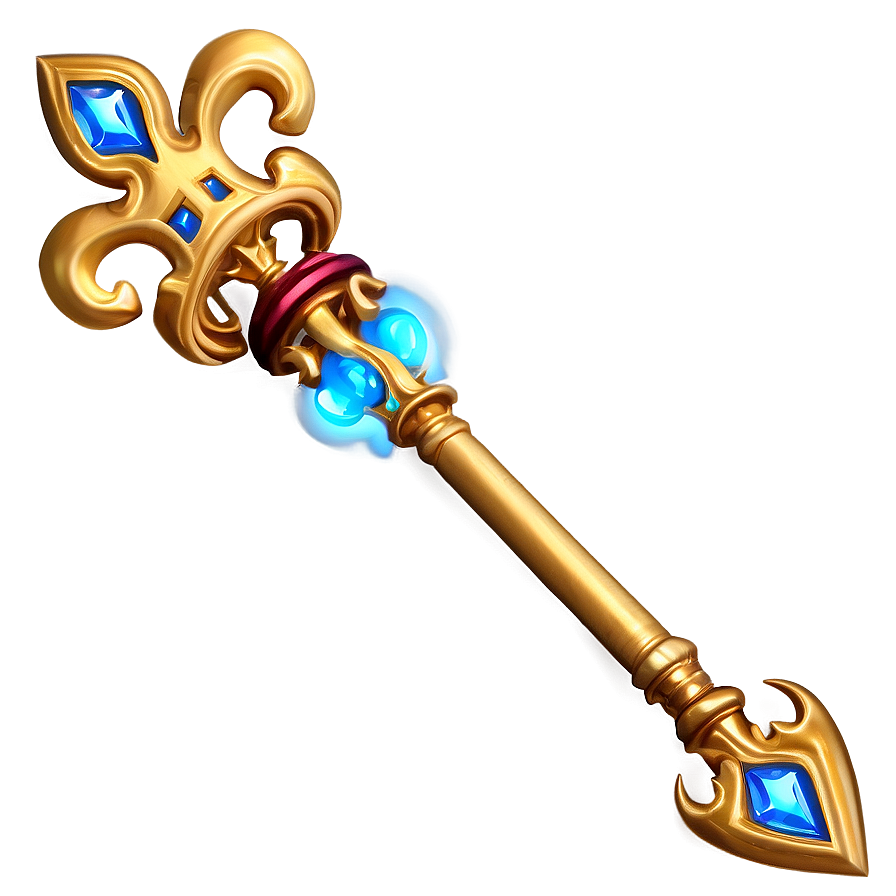 Golden Scepter Png 06282024 PNG Image