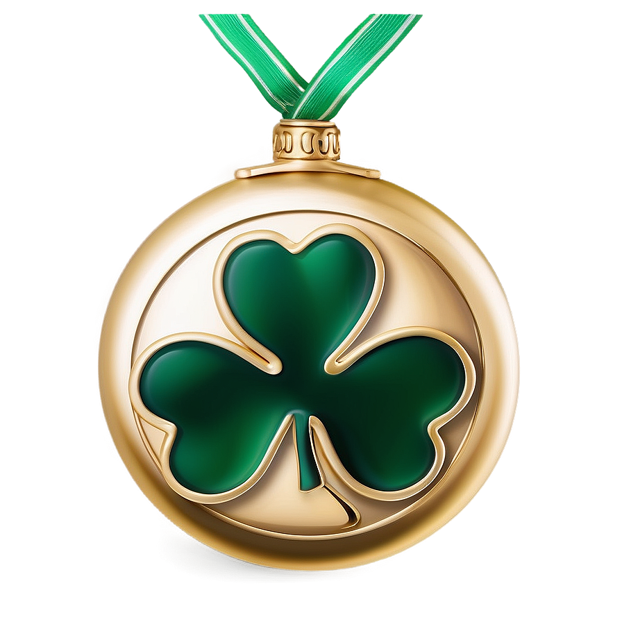 Golden Shamrock Decoration Png 05242024 PNG Image