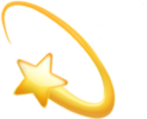 Golden_ Shooting_ Star_ Graphic PNG Image