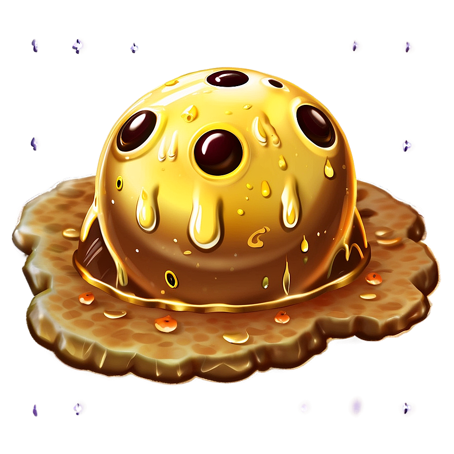 Golden Slime Treasure Png 05242024 PNG Image