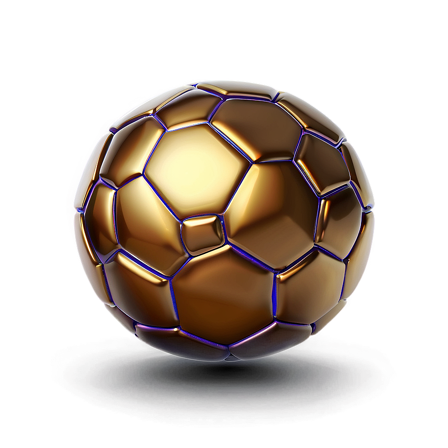 Golden Soccer Ball Png 06242024 PNG Image