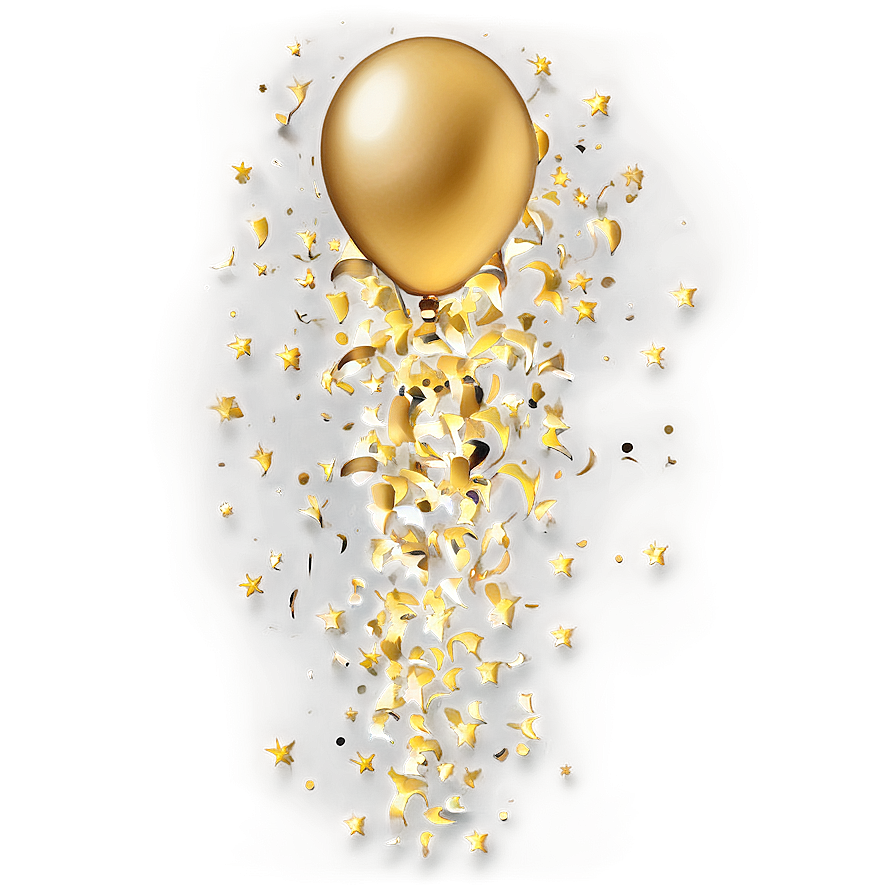 Golden Sparkle Confetti Png 95 PNG Image