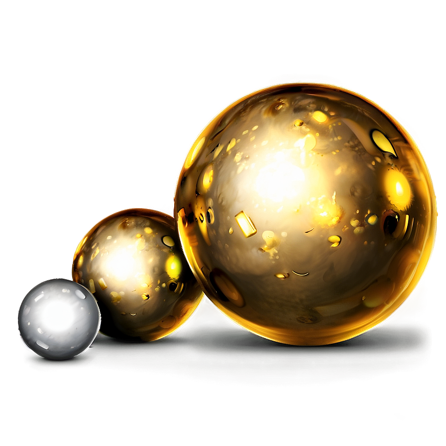 Golden Sphere Ball Png Tnn89 PNG Image