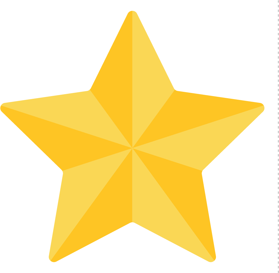 Golden Star Clipart Graphic PNG Image