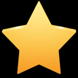 Golden Star Icon PNG Image