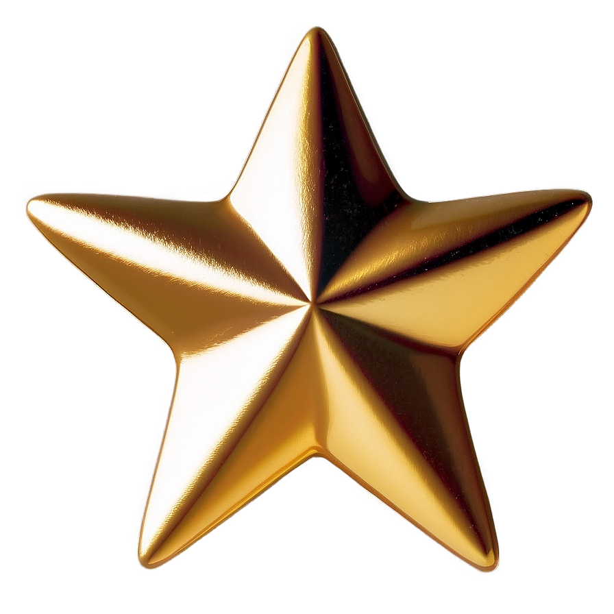 Golden Star Transparent Png 54 PNG Image