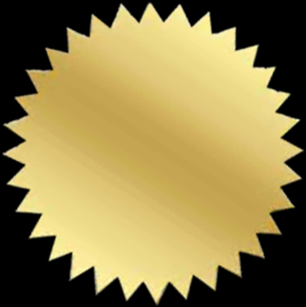 Golden Starburst Background PNG Image