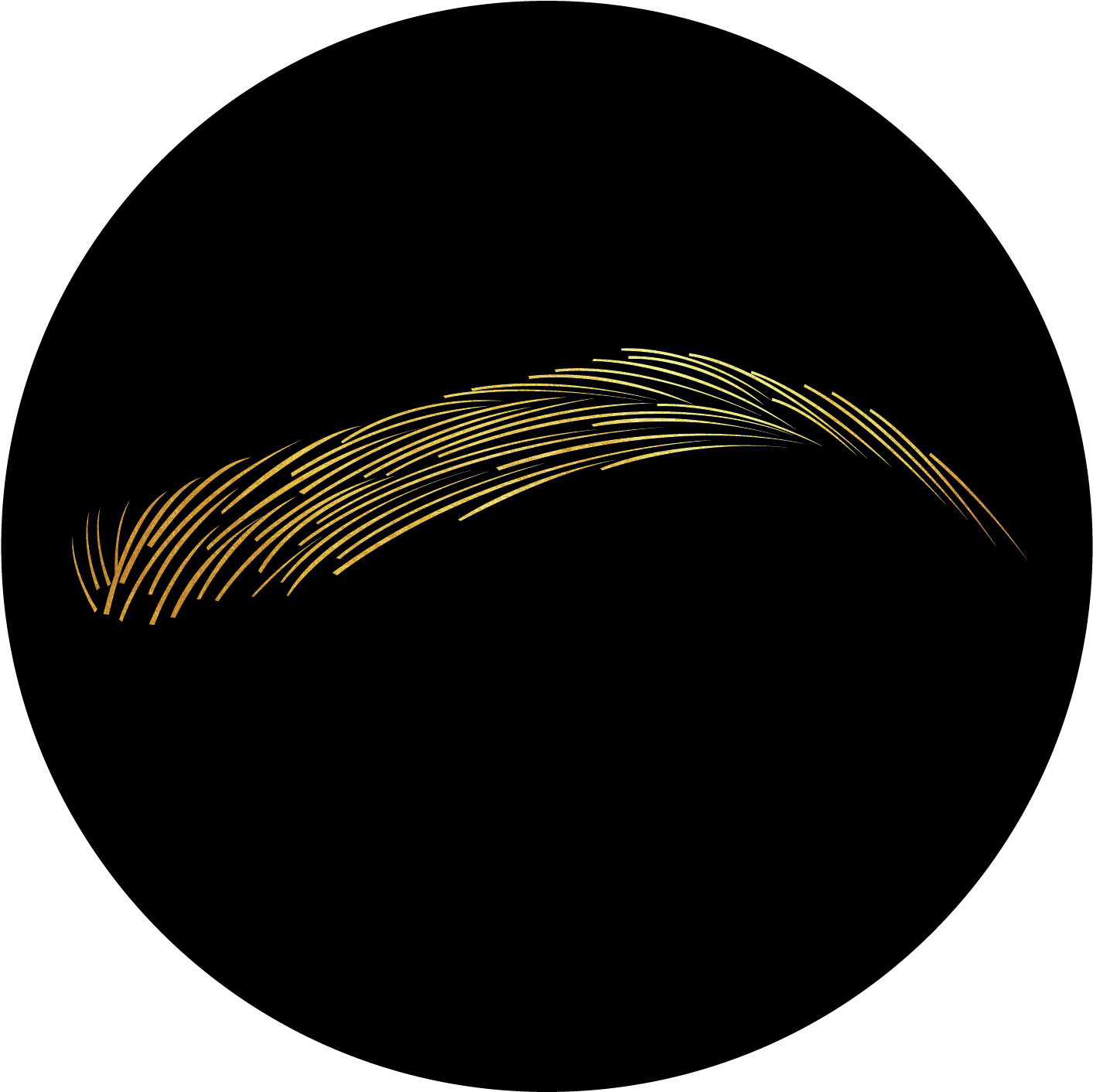 Golden Swoosh Graphic PNG Image