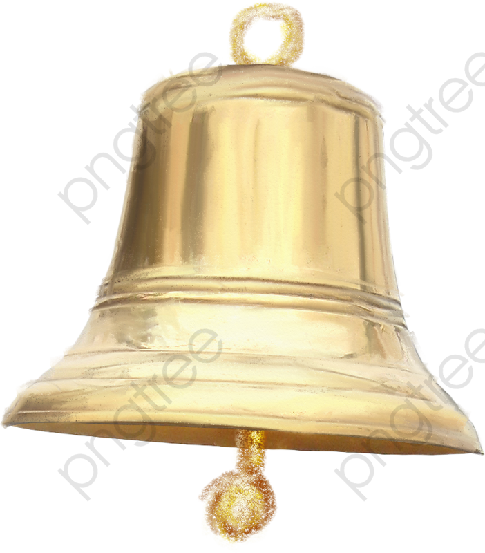 Golden Temple Bell PNG Image