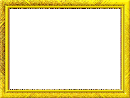 Golden Textured Frame PNG Image