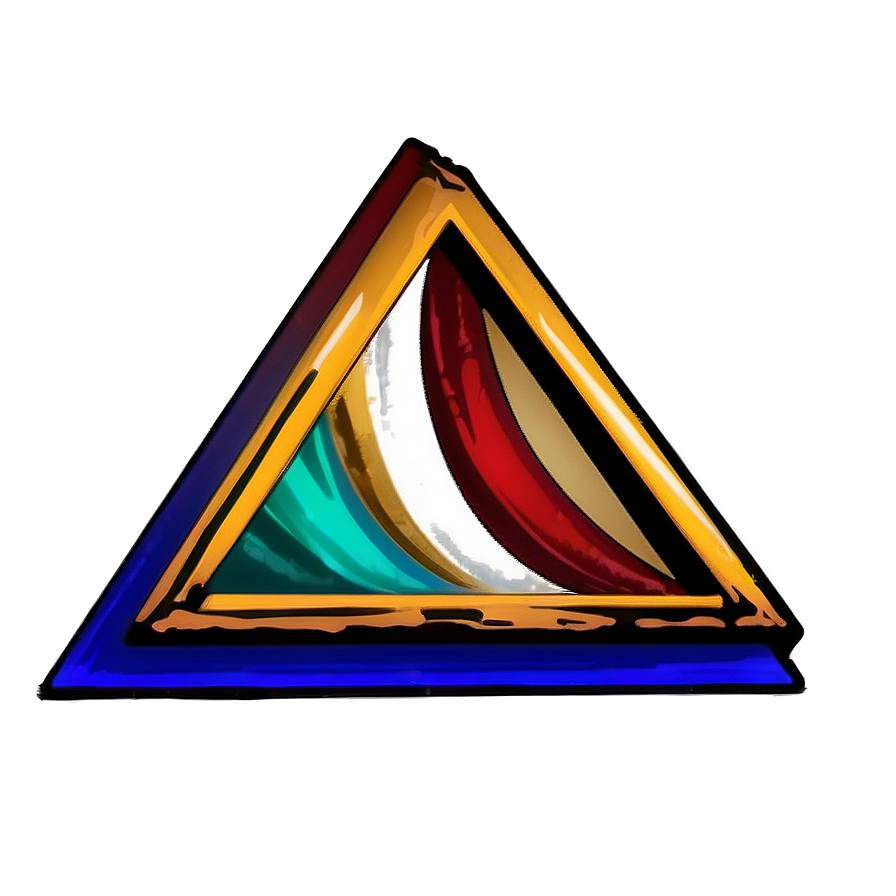 Golden Triangle Emblem Png 05042024 PNG Image