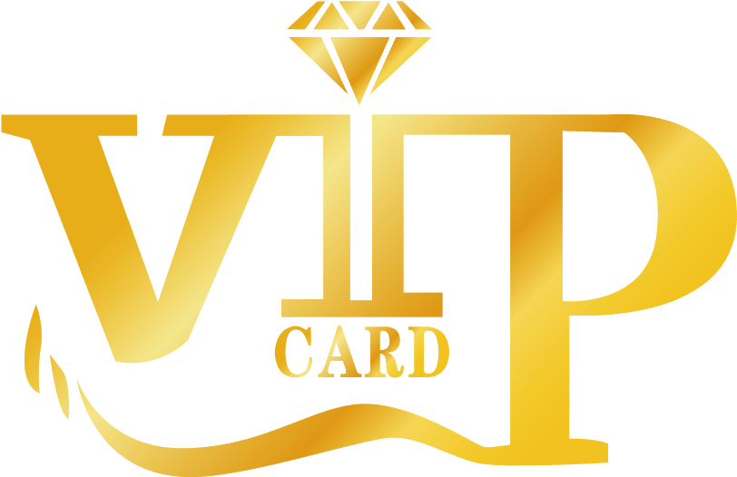 Golden V I P Card Logo PNG Image