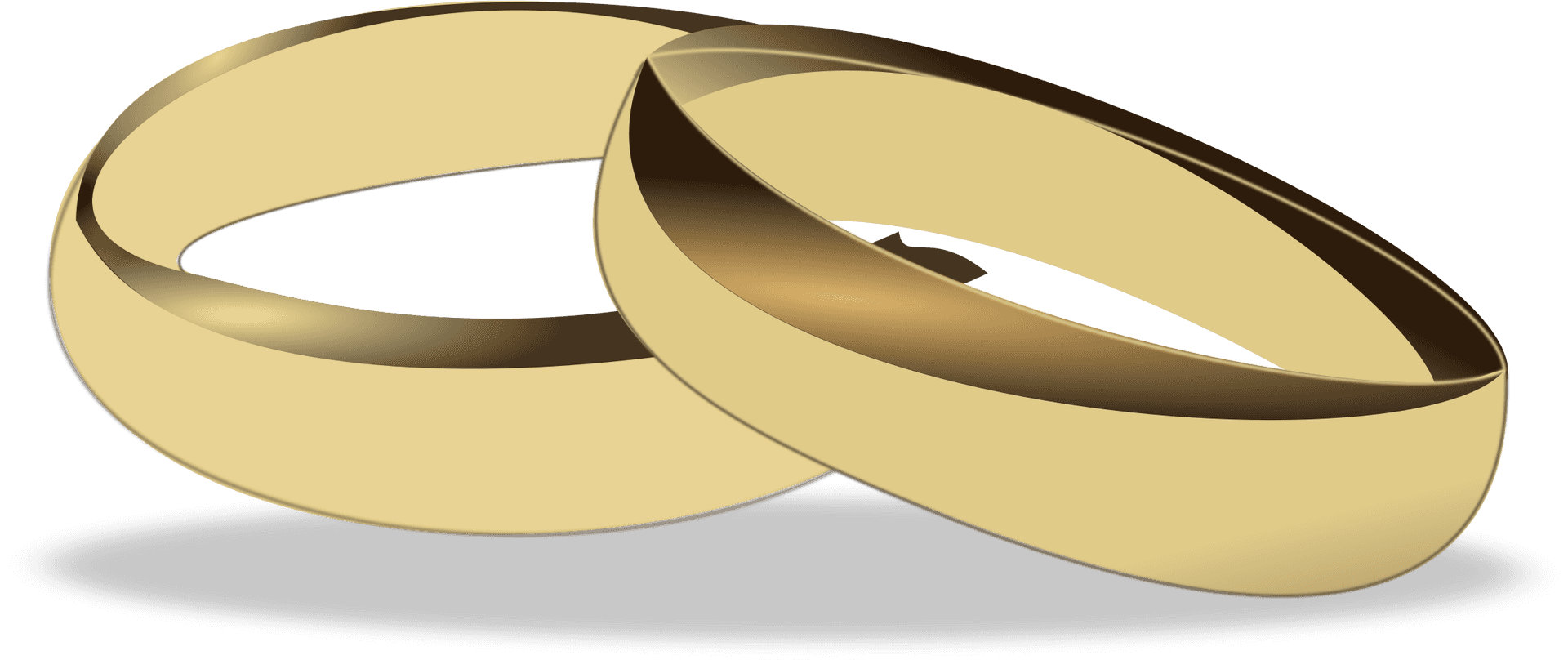 Golden_ Wedding_ Rings_ Clipart.png PNG Image