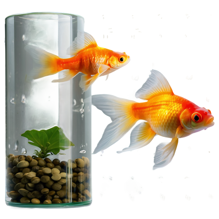 Goldfish In Motion Png Xyu PNG Image