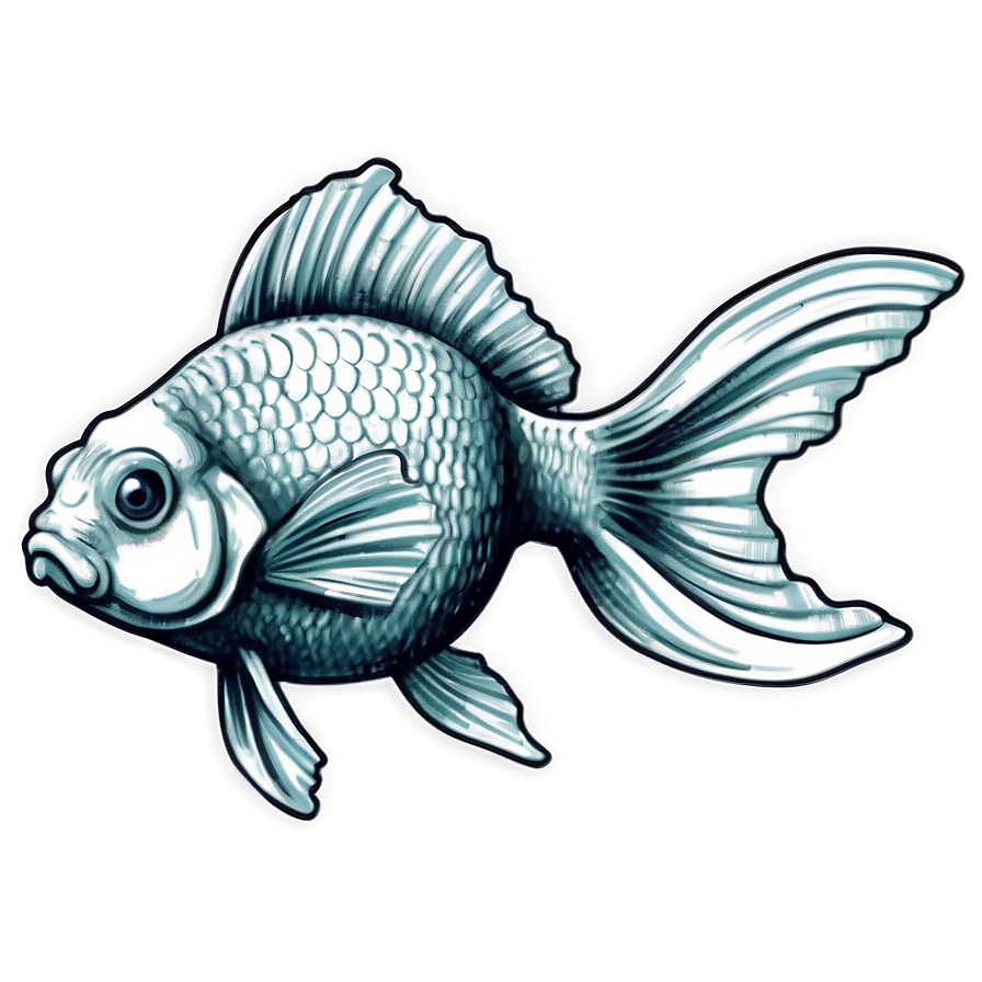 Goldfish Sketch Png 05212024 PNG Image