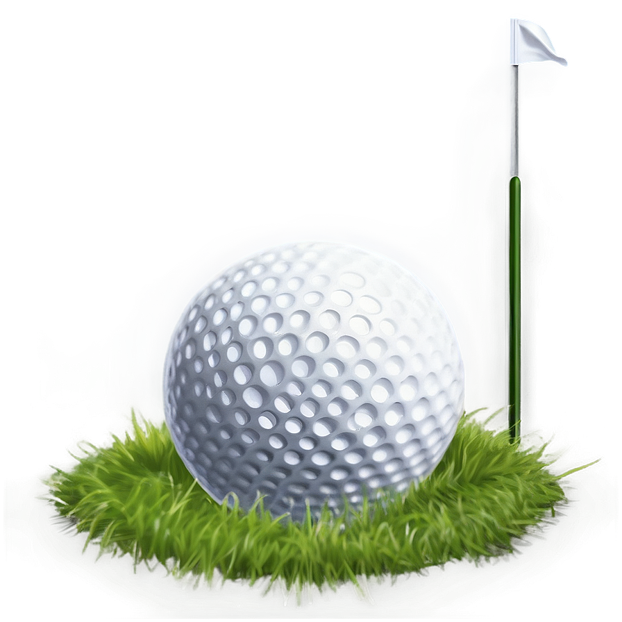 Golf Ball On Tee Png Dql47 PNG Image