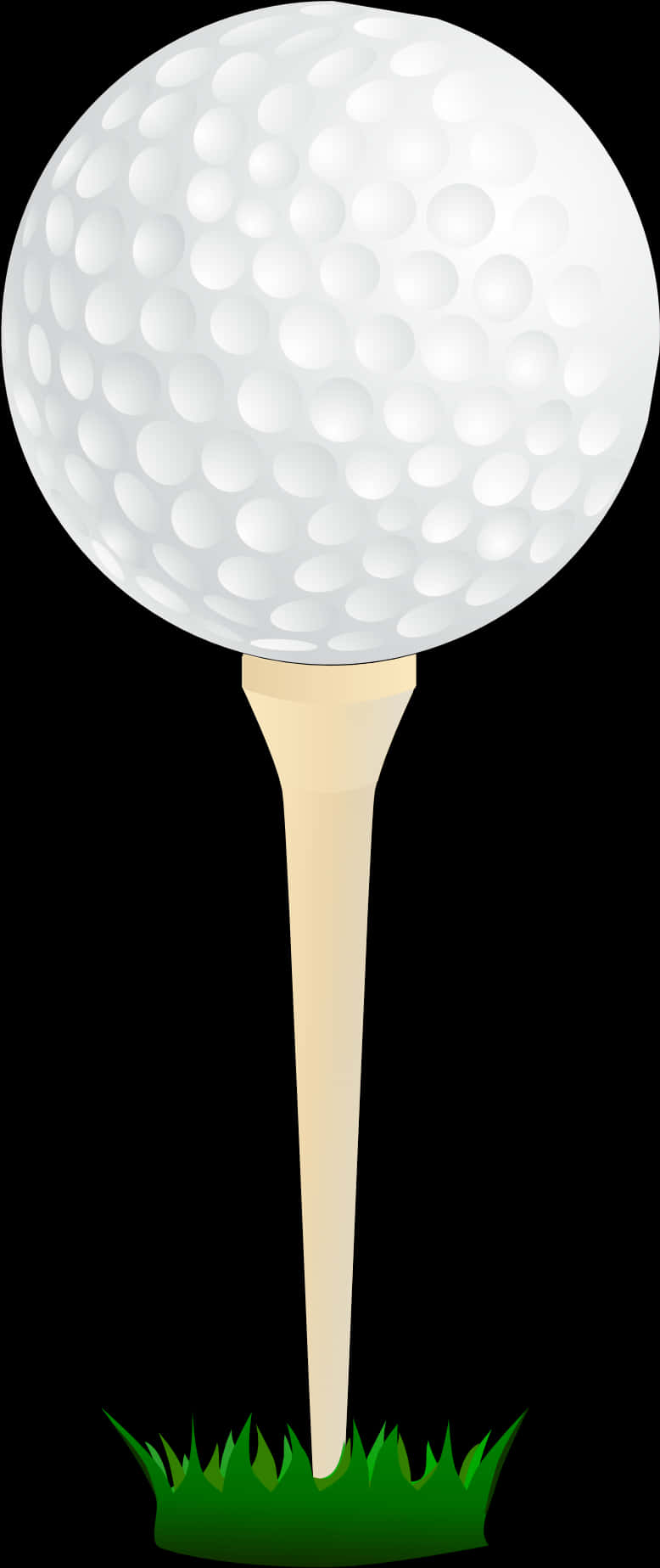 Golf Ballon Tee PNG Image