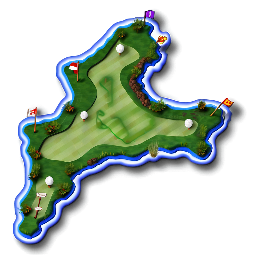 Golf Course Map Png 05212024 PNG Image