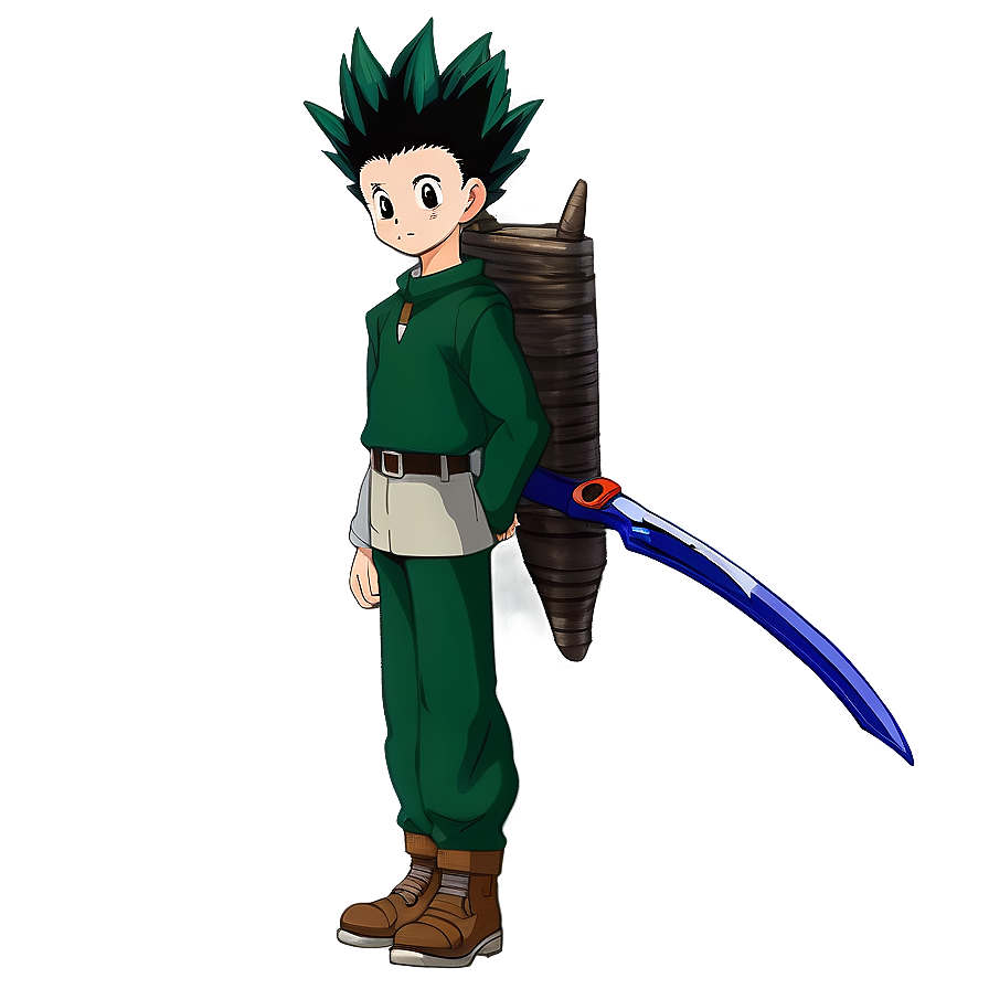 Gon Freecss With Hunter License Png Chf PNG Image