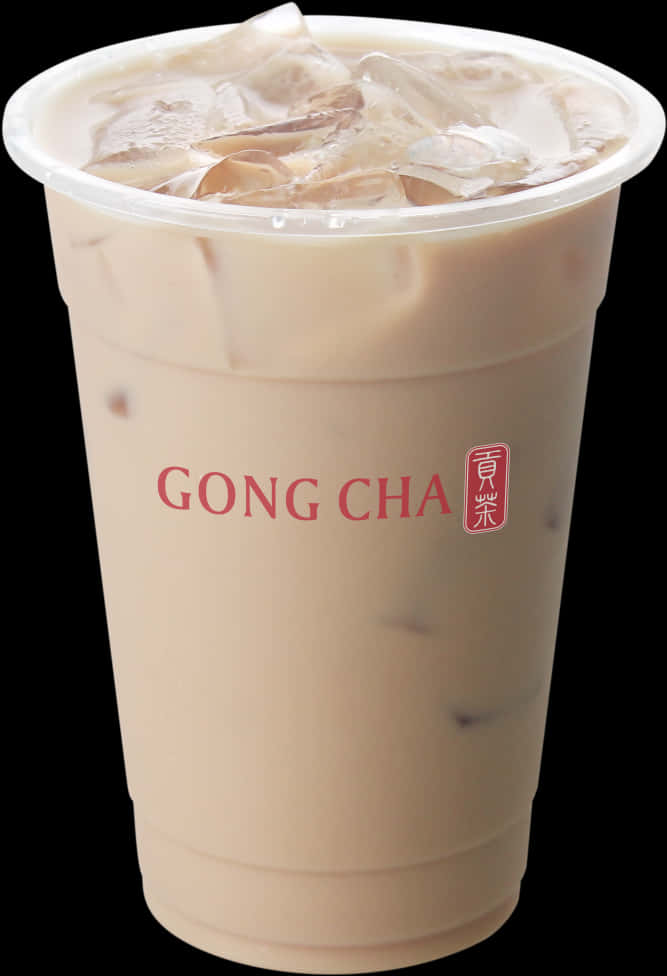 Gong Cha Bubble Tea Cup PNG Image