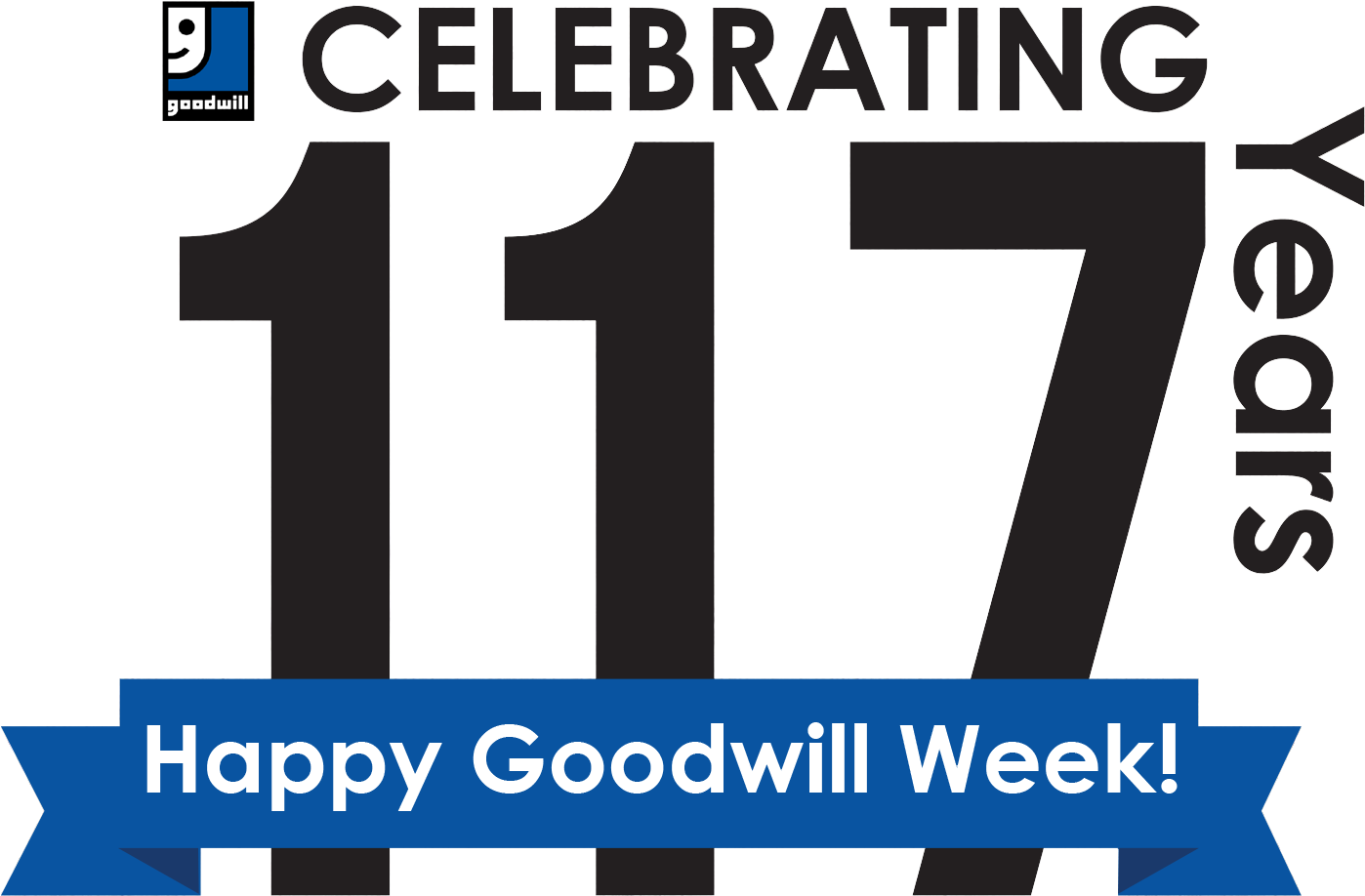 Goodwill Celebrating117 Years PNG Image