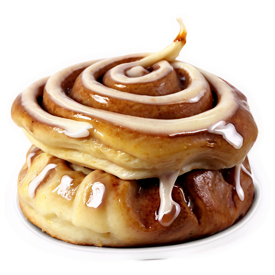 Gooey Cinnamon Roll Delight Png Ftp45 PNG Image