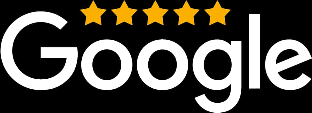 Google Logo Five Stars PNG Image