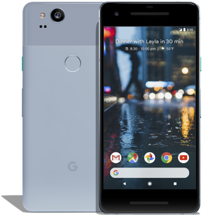 Google Pixel Smartphone Design PNG Image