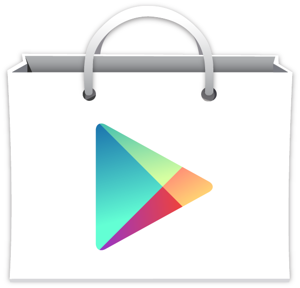 Google Play Store Bag Icon PNG Image