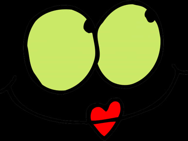 Googly Eyed Smiley Face PNG Image